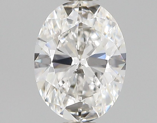 0.47 carat F-SI1 Natūralus Oval Deimantas (1)