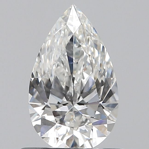 0.6 carat F-SI1 Natūralus Pear Deimantas (1)