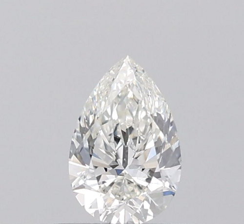 0.56 carat H-VS2 Natūralus Pear Deimantas (1)