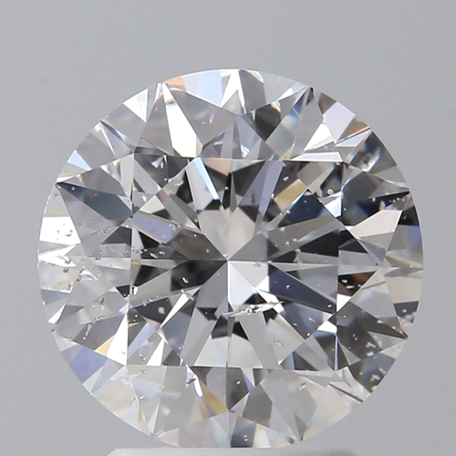 2.51 carat D-SI2 Excellent cut Natūralus Round Deimantas (1)