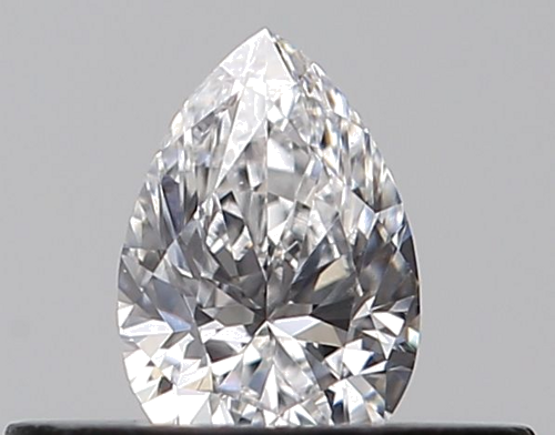 0.23 carat D-VVS1 Natūralus Pear Deimantas (1)