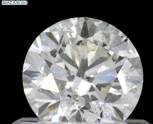 0.63 carat K-SI2 Very Good cut Natūralus Round Deimantas (1)