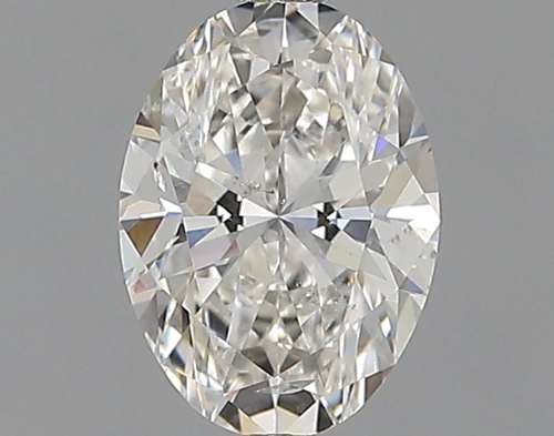0.5 carat D-SI2 Natūralus Oval Deimantas (1)