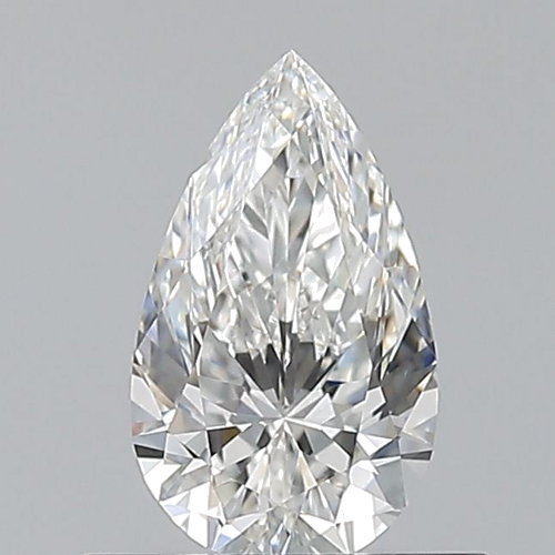 0.5 carat F-VS1 Natūralus Pear Deimantas (1)