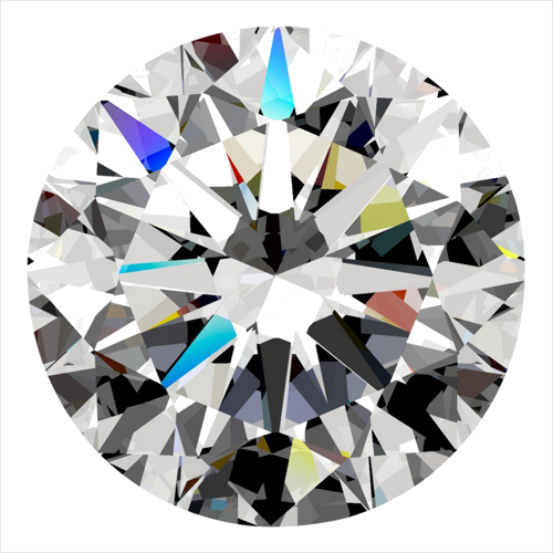 0.3 carat E-VVS1 Very Good cut Natūralus Round Deimantas (1)