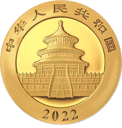 8 g Panda 2022 China 100 yuan gold coin (2)