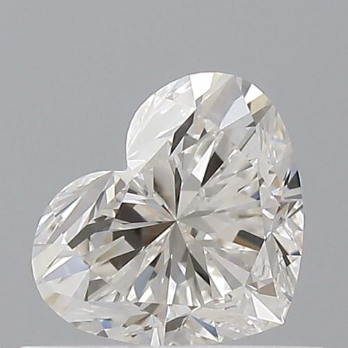 0.53 carat H-VVS2 Natūralus Heart Deimantas (1)