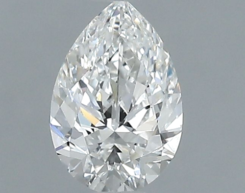 0.51 carat F-VS1 Natūralus Pear Deimantas (1)
