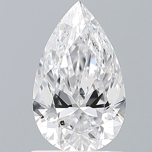 1.01 carat D-SI1 Natūralus Pear Deimantas (1)