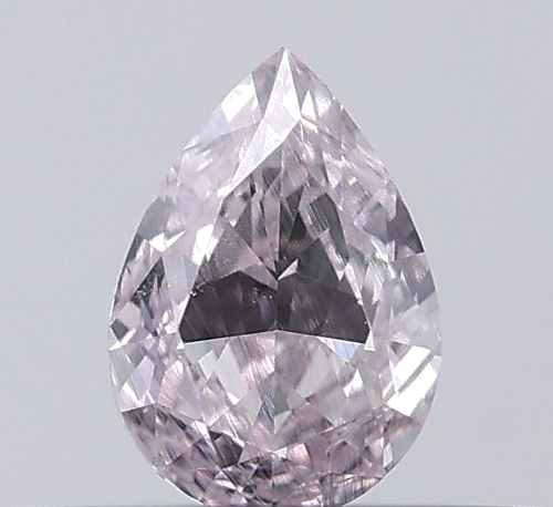 0.25 carat Light Pink-SI1 Natūralus Pear Deimantas (1)