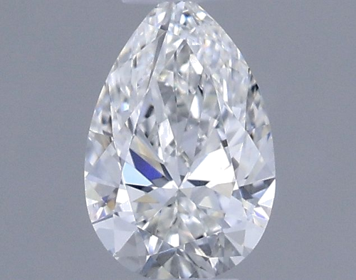 0.31 carat F-VVS2 Natūralus Pear Deimantas (1)