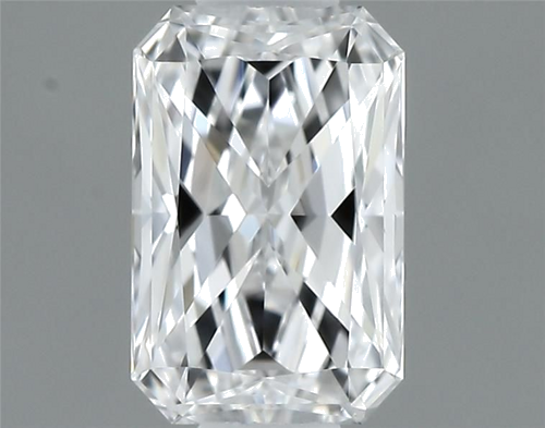 0.42 carat D-VVS1 Natūralus Radiant Deimantas (1)