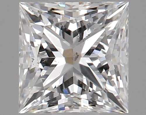 0.5 carat F-SI1 Natūralus Princess Deimantas (1)