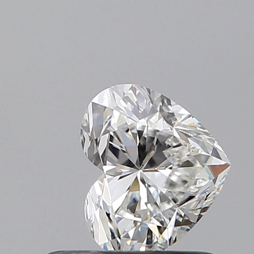 0.52 carat F-VS1 Natūralus Heart Deimantas (1)
