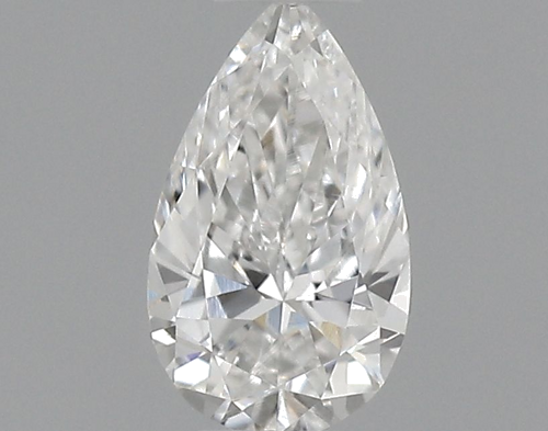 0.25 carat F-VVS1 Natūralus Pear Deimantas (1)