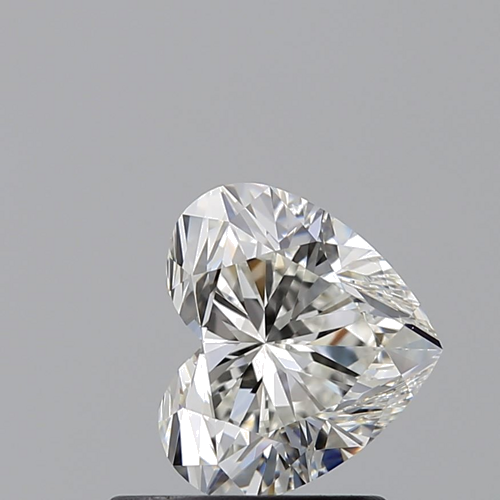 0.93 carat H-VVS2 Natūralus Heart Deimantas (1)