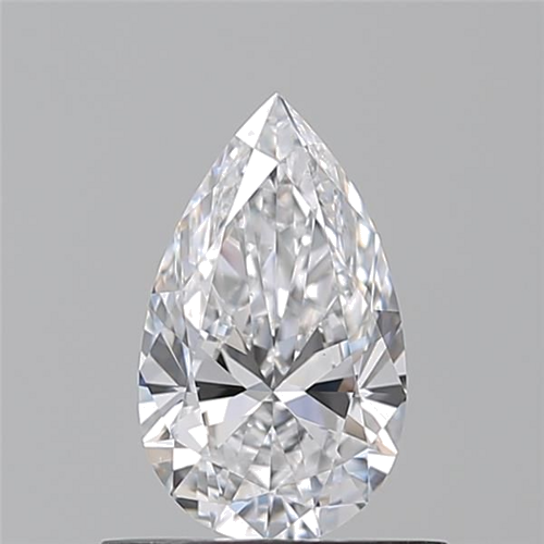 0.58 carat D-VS2 Natūralus Pear Deimantas (1)