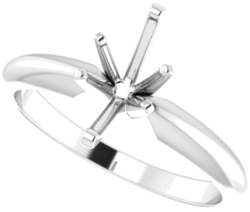 Sužadėtuvių Žiedas „Heavy Solitaire“ 585 Baltojo Aukso Marquise 9.5mm x 5mm (5)