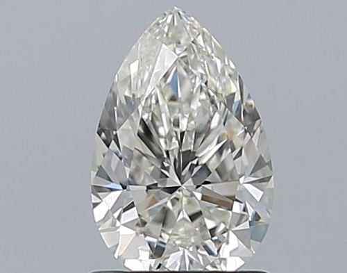 1.0 carat H-IF Natūralus Pear Deimantas (1)