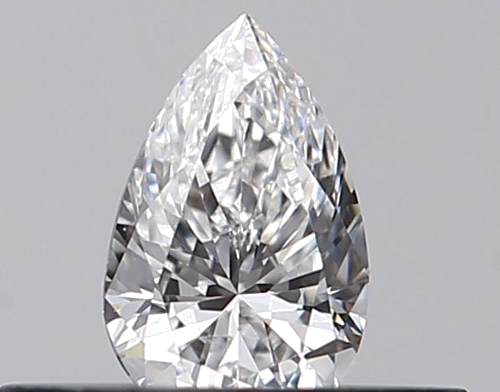 0.23 carat D-VVS1 Natūralus Pear Deimantas (1)
