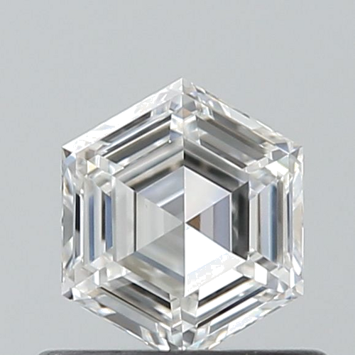 0.5 carat F-VS2 Natūralus Hexagonal Deimantas (1)
