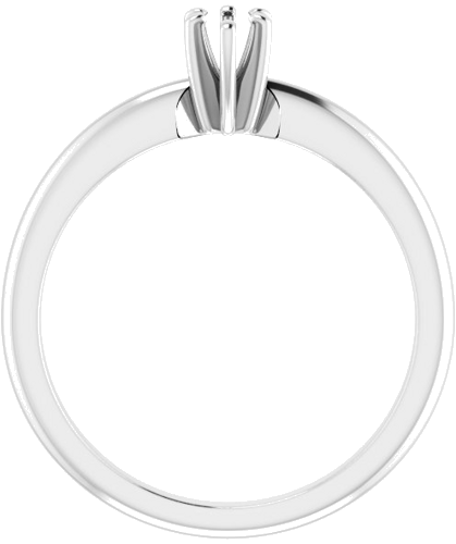 10K White  5x3 mm Marquise Solitaire Engagement Ring Mounting (2)