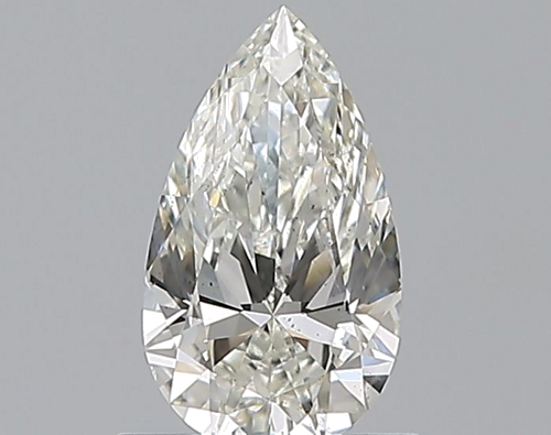 0.8 carat H-VS2 Natūralus Pear Deimantas (1)