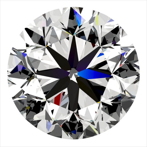 0.3 carat G-VS2 GD cut Natūralus Round Deimantas (1)