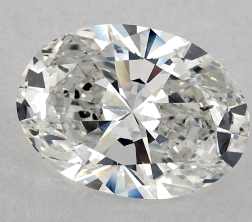 3.61 carat G-SI1 Natūralus Oval Deimantas (1)