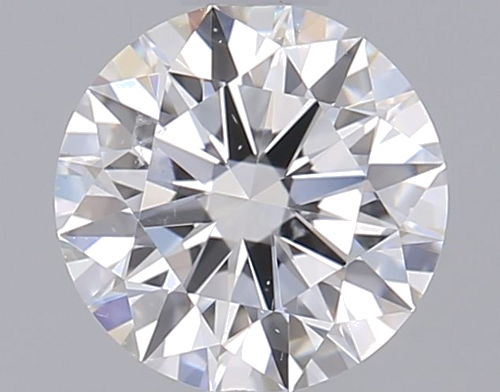 0.57 carat F-SI1 Excellent cut Natūralus Round Deimantas (1)