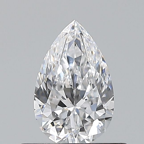 0.5 carat D-IF Natūralus Pear Deimantas (1)
