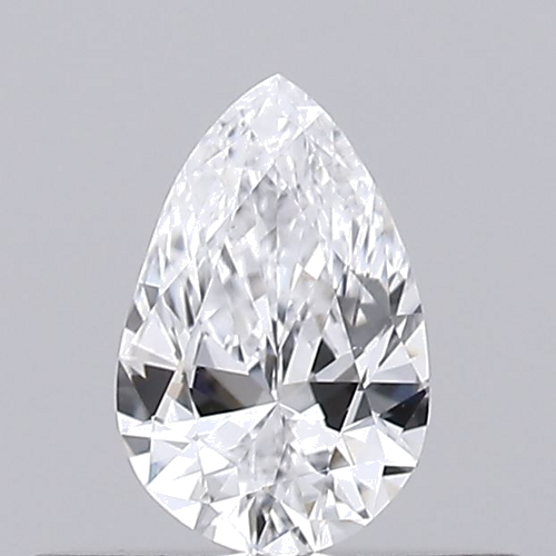 0.23 carat D-VS2 Natūralus Pear Deimantas (1)