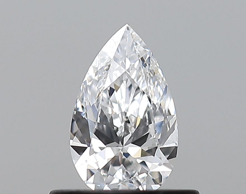 0.44 carat D-VVS2 Natūralus Pear Deimantas (1)