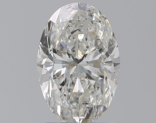 1.51 carat G-SI2 Natūralus Oval Deimantas (1)