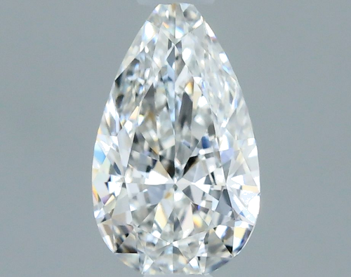 0.3 carat F-VVS2 Natūralus Pear Deimantas (1)