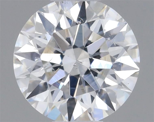 0.38 carat F-SI2 Excellent cut Natūralus Round Deimantas (1)