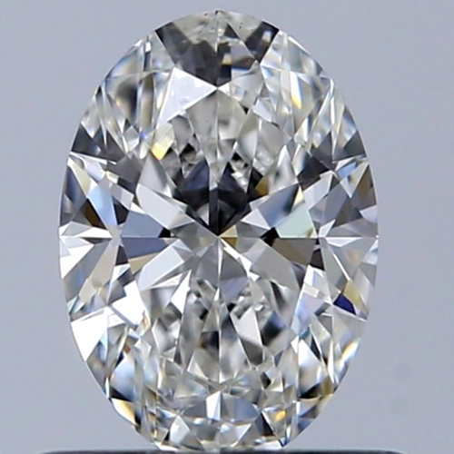 0.6 carat G-VS2 Natūralus Oval Deimantas (1)