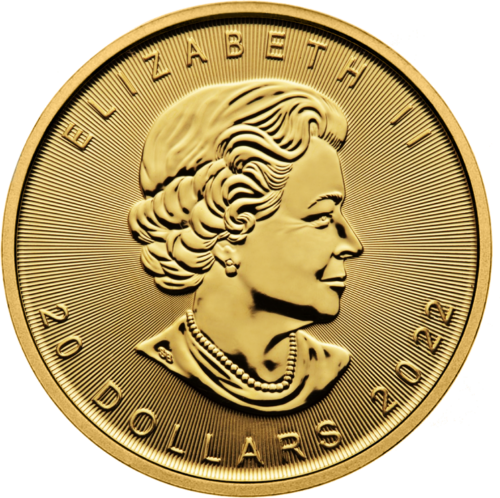 1/2 oz Maple Leaf 2022 Canada Gold Coin (2)