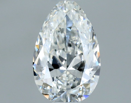 0.35 carat F-IF Natūralus Pear Deimantas (1)