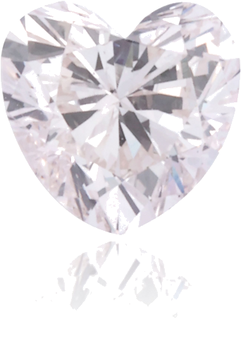 0.35 carat Fancy Light Pinkish Brown-SI1 Natūralus Heart Deimantas (1)
