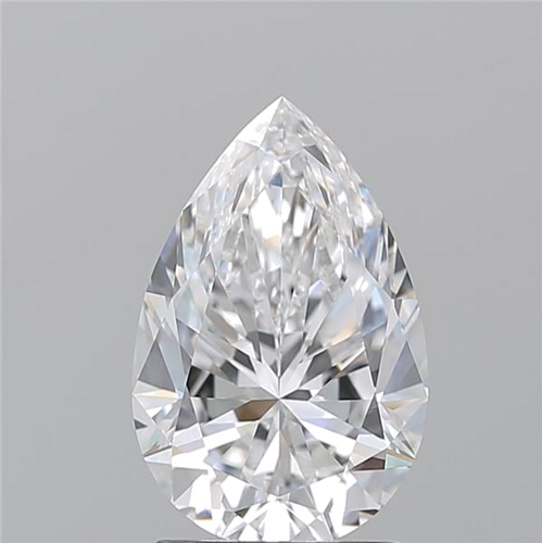 2.2 carat D-VVS2 Natūralus Pear Deimantas (1)