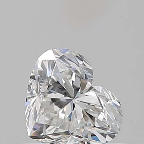 0.52 carat F-VS1 Natūralus Heart Deimantas (1)