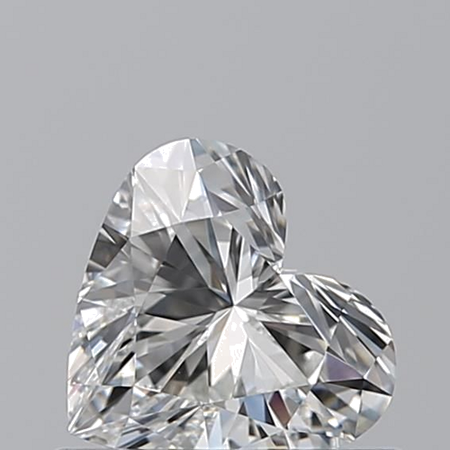0.5 carat F-VVS2 Natūralus Heart Deimantas (1)