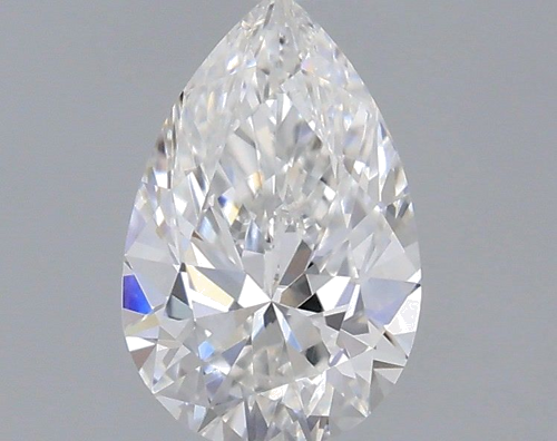 0.35 carat F-VVS1 Natūralus Pear Deimantas (1)