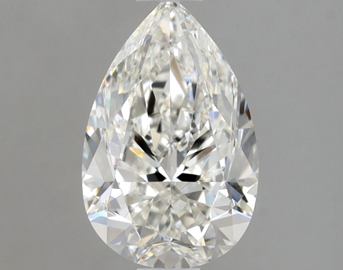 1.0 carat H-VS2 Natūralus Pear Deimantas (1)