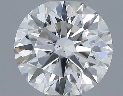 0.57 carat G-SI1 Excellent cut Natūralus Round Deimantas (1)