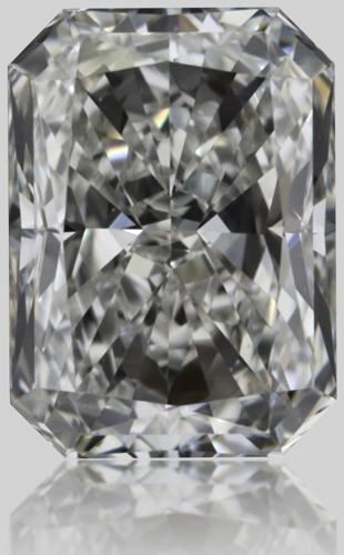 0.41 carat I-VVS2 Natūralus Radiant Deimantas (1)