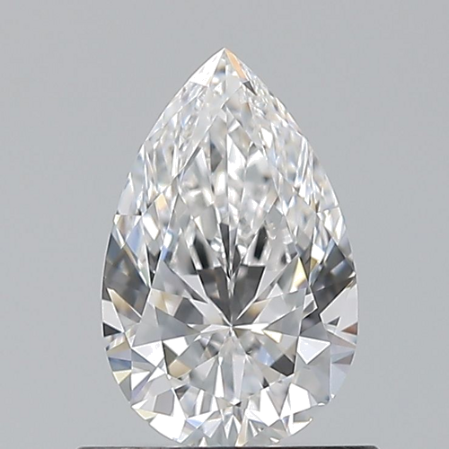 0.7 carat D-VS1 Natūralus Pear Deimantas (1)
