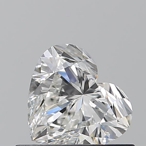 0.54 carat H-VVS1 Natūralus Heart Deimantas (1)