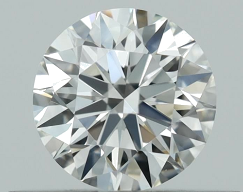 0.37 carat H-VVS1 Excellent cut Natūralus Round Deimantas (1)